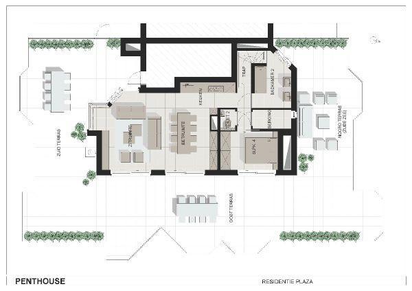 Apartamento Duplex Penthouse Plaza De Panne Habitación foto
